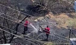 Mut' da Kayısı Bahçesinde Yangın