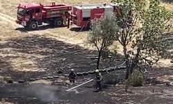Mut' da Kayısı Bahçesinde Yangın
