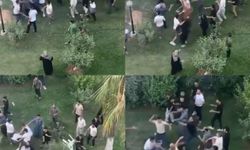 Mersin’de Sitede Kavga: Sopalar Havada Uçuştu