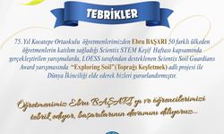 Tarsuslu Öğretmen Ebru Başarı'dan Dünya İkinciliği