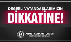 Mezitli Belediyesi’nden Dolandırıcılık Uyarısı