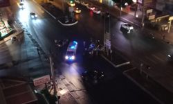 Mezitli Kuyuluk Kavşağı’nda Trafik Kazası