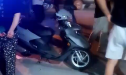 Mersin Akdeniz’de Motosiklet ve Otomobil Çarpıştı