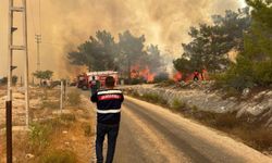 Mersin Jandarması, Silifke Yangınına Anında Müdahale Etti