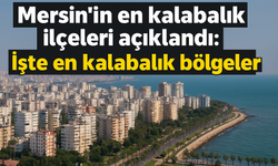 Mersin'in en kalabalık ilçeleri açıklandı: İşte en kalabalık bölgeler