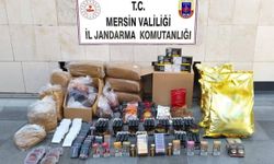 Mersin’de Jandarmadan Kaçak Makaron ve Tütün Operasyonu