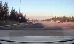 Trafik canavarı ters yönden geldi: Facia kıl payı atlatıldı