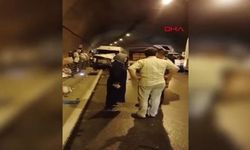 Alanya Tünelinde 8 Araçlı Zincirleme Kaza: 10 Yaralı