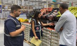 Mersin’de Ticaret İl Müdürlüğü market denetiminde