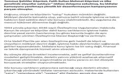 DMM'den 'köprü ve otoyollar satılıyor' iddialarına ilişkin açıklama geldi