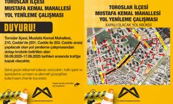 Mersinliler Dikkat... O Yol Bir Süreliğine Kapanıyor
