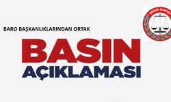 54 Barodan Ortak Çağrı: “Hukukun Siyasallaştırılmasını Reddediyoruz”