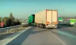 5 aracın karıştığı zincirleme kaza anı kamerada