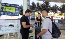Büyükşehir Mersin’e gelen üniversite öğrencilerine otogarda ‘Hoş geldin’ diyor