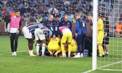 Trabzonspor Maçında Korkutan An: Yürekler Ağza Geldi