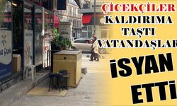 Çiçekçiler Kaldırıma Taştı Vatandaşlar İsyan Etti