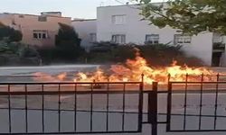 Mersin'de Mahallede Gaz Paniği: Alevler Yükseldi