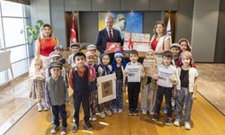 Miniklerden Başkan Seçer’e Cumhuriyet Ziyareti