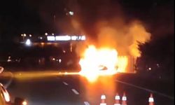 Mersin’de Seyir Halindeki Otomobil Küle Döndü