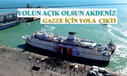 İyilik Gemisi "Akdeniz" Mersin'den yola çıktı!