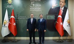 Bakan Fidan, AK Parti Dış İlişkiler Başkanı Sırakaya ile görüştü