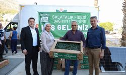 Büyükşehir’den Aydıncık’ta Üreticiye Fide ve Güneş Paneli Desteği