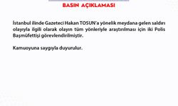 Gazeteci Hakan Tosun'a Saldırıyla İlgili İki Polis Başmüfettişi Görevlendirildi