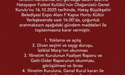 Hatayspor'da Genel Kurul Hazırlığı