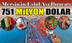Mersin İhracatta Hız Kesmiyor, Eylülde 751 Milyon Dolar Gelir