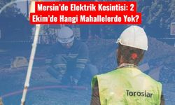 Mersin’de Elektrik Kesintisi: 2 Ekim’de Hangi Mahallelerde Yok?
