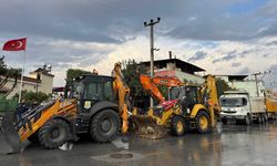Tarsus'ta Gece Boyunca Yağış Mesaisi