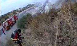 Adana-Mersin Otoyolunda Korkutan Yangın: Araç Küle Döndü