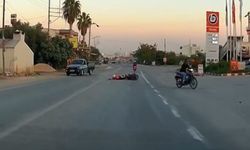 Motosikletlinin Ani Manevrası Kazaya Neden Oldu: Kaza Anı Araç Kamerasında