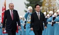 Cumhurbaşkanı Erdoğan, Güney Kore Cumhurbaşkanı Lee'yi Resmi Törenle Karşıladı