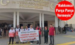 “Eşit işe eşit ücret” diyerek Mersin’de ses yükselttiler