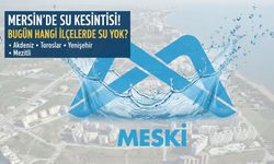 Mersin’de sular ne zaman gelecek? İşte ilçe ilçe su kesintisi programı