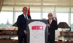 TFF Başkanı Hacıosmanoğlu'ndan Anayasa Mahkemesi Başkanı Özkaya'ya Ziyaret