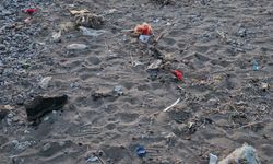 Karaduvar Sahili'ndeki Çöp Yığınları Tepki Çekti