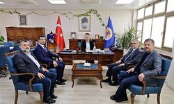 İl Müftülüğünden MEÜ İlahiyat Fakültesi Dekanına Ziyaret