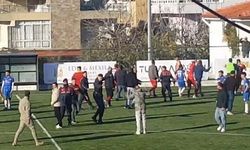 Süper Amatör Lig Maçında Gergin Anlar