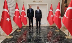 Tarsus'un Yeni İlçe Emniyet Müdürü Ali Kaplan'dan Kaymakam Akyüz'e Ziyaret