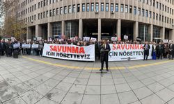 Tutuklu Avukatlar İçin Mersin Barosu’ndan Savunma Nöbeti