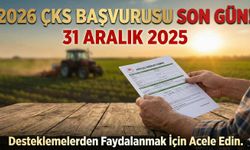 Silifke Ziraat Odası'ndan Kritik Uyarı: ÇKS Başvurusu İçin Son Gün 31 Aralık 2025!