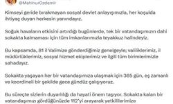 Bakan Göktaş'tan Soğuk Hava Mesajı: "Teyakkuz Halindeyiz"