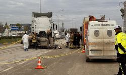 Tırla Çarpışan Motosiklette Anne ve 2 Aylık Bebek Hayatını Kaybetti