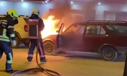 Mut’ta Park Halindeki Otomobil Alevlere Teslim Oldu