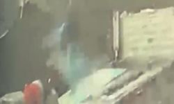 Çalışan İşçiye Yıldırım Çarptı