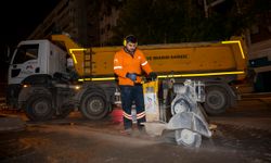 Mersin Büyükşehir’den Yol Güvenliği için Gece Çalışması