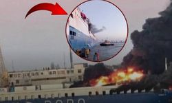 Tır taşımacılığı yapan Türk gemisi Odesa’da vuruldu