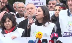 DEM Parti'den TBMM Önünde 'Bütçe' Protestosu